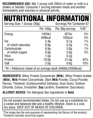 Per4m Whey Advanced Protein Powder 2000g