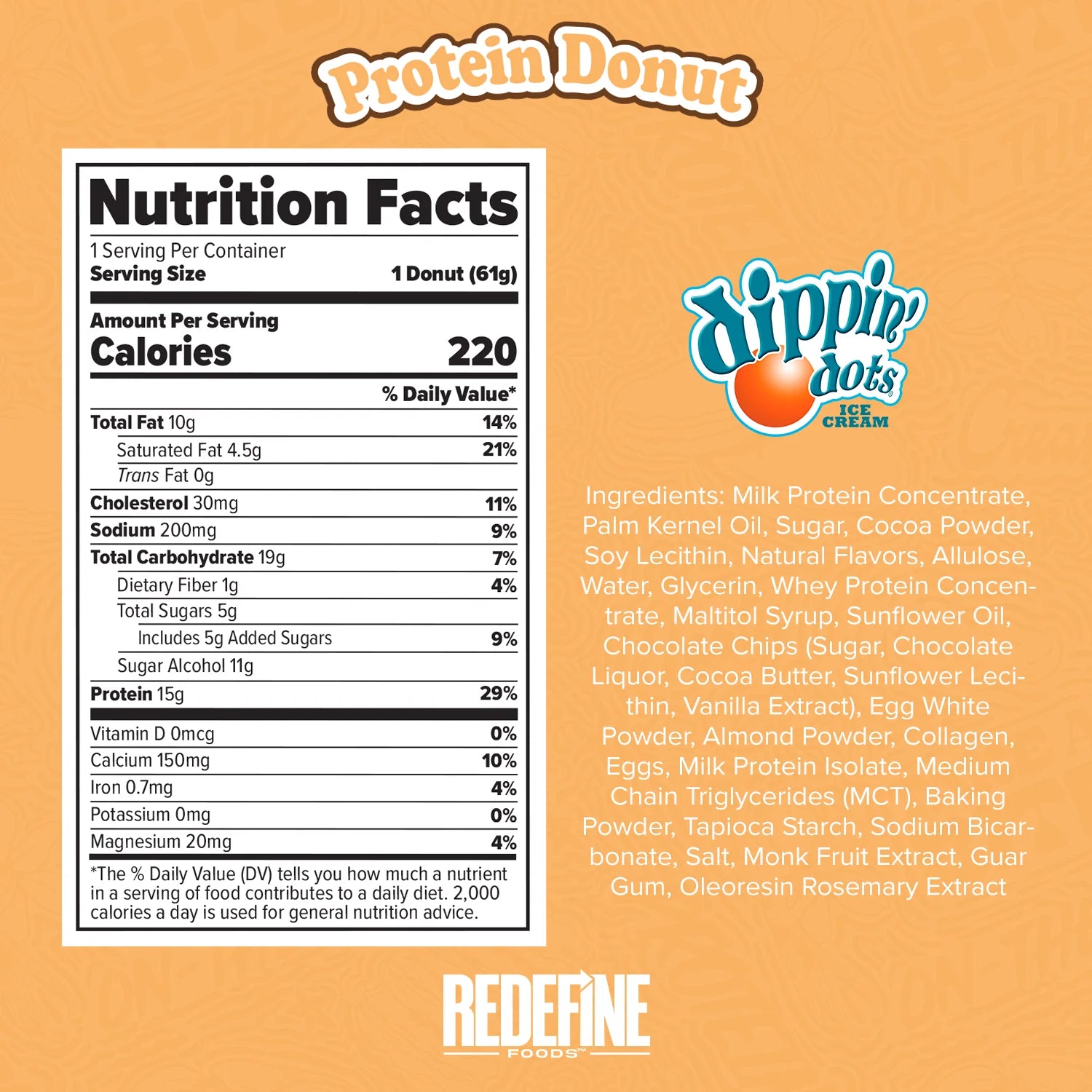 REDEFINE FOODS Protein Donut
