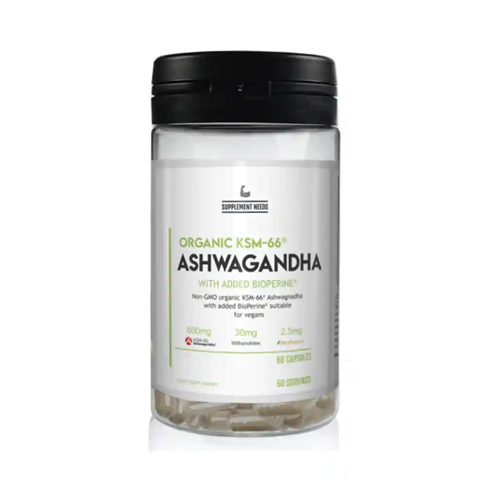 Supplement Needs Ashwaganda KSM-66 60Caps