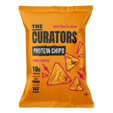 The Curators Protein Chips Tangy Cheese 35g