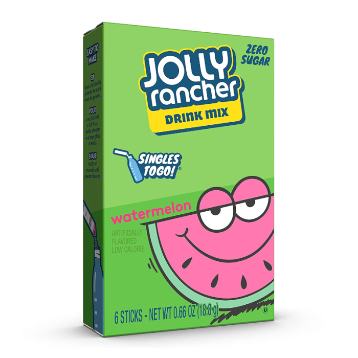 Jolly Rancher Singles To Go Drink Mix - Watermelon - 0.66oz