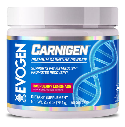 Evogen Carnigen Carnitine Powder 50 Servings