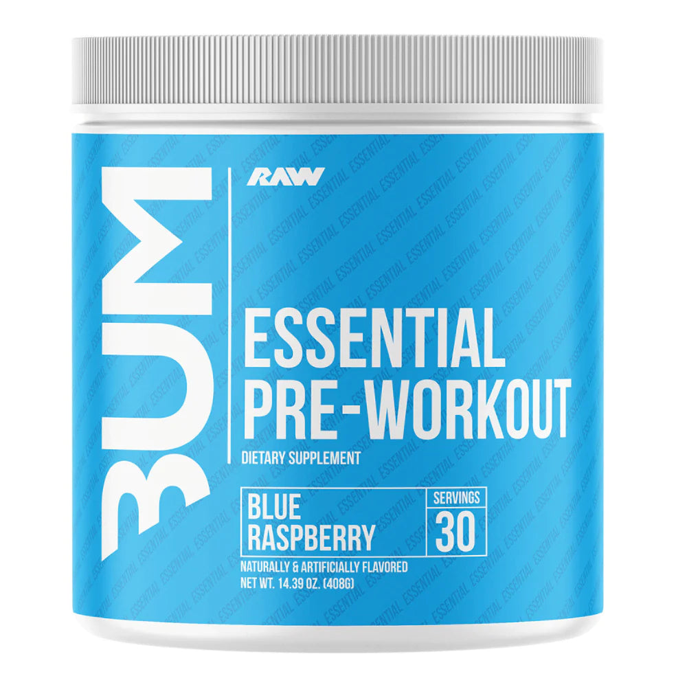 RAW CBUM Essential PreWorkout 30 Servings Sports Nutrition UK