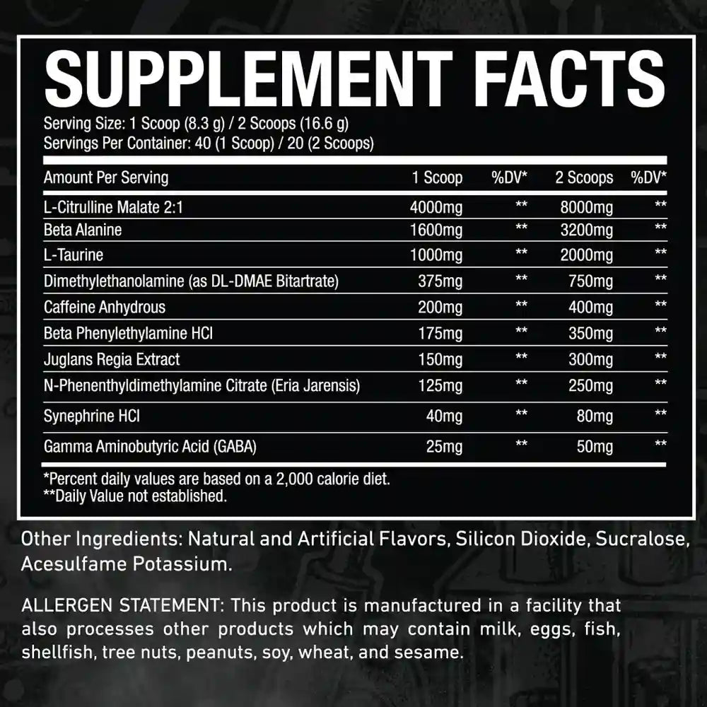 Mr. White Extreme Pre-Workout