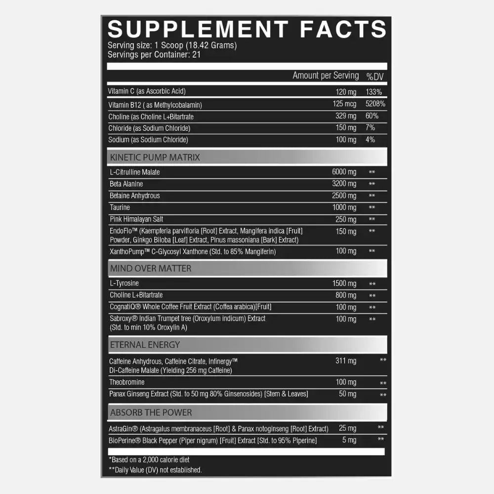 Nutrifitt Krobaa Nootropic Pre-Workout