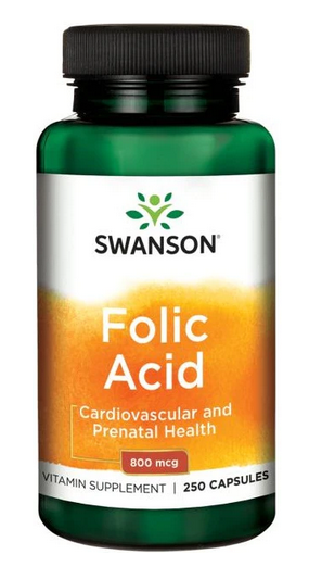 Swanson Folic Acid 250 cap