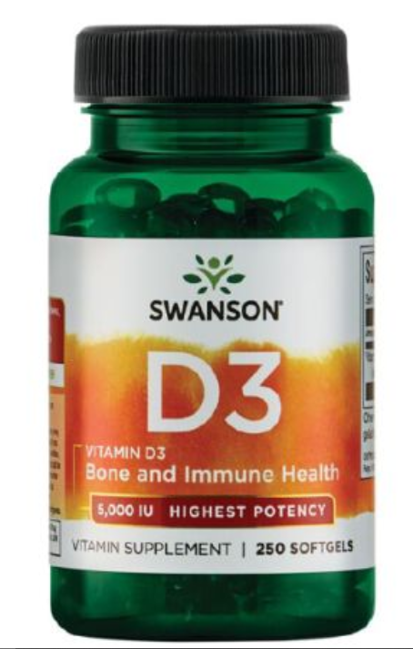 Swanson itamin D3 60 cap