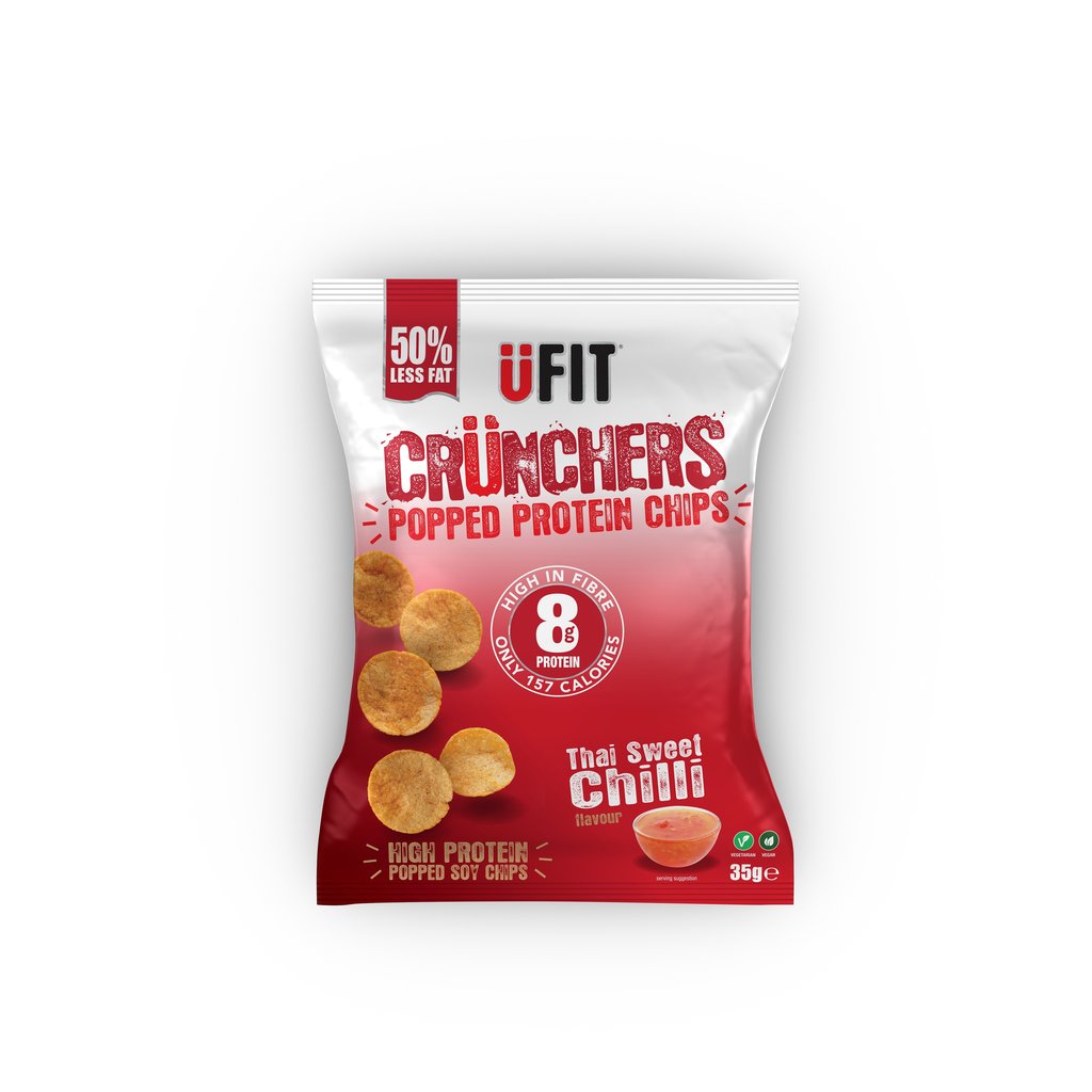 Ufit Crunchers Popped Protein Chips 35g