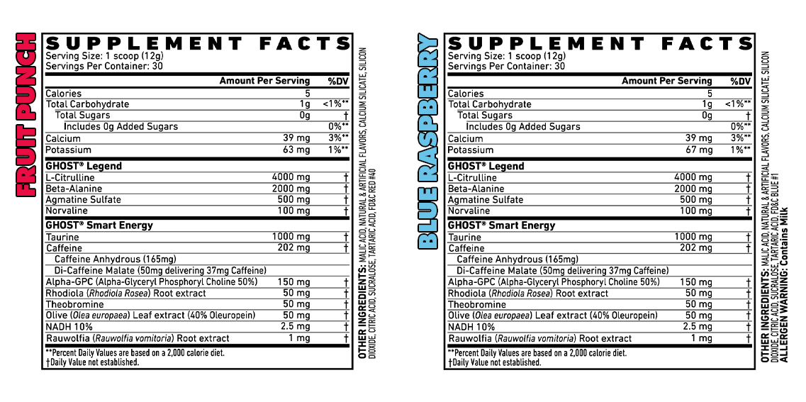 Ghost Legend V3 Pre-Workout 30 Servings