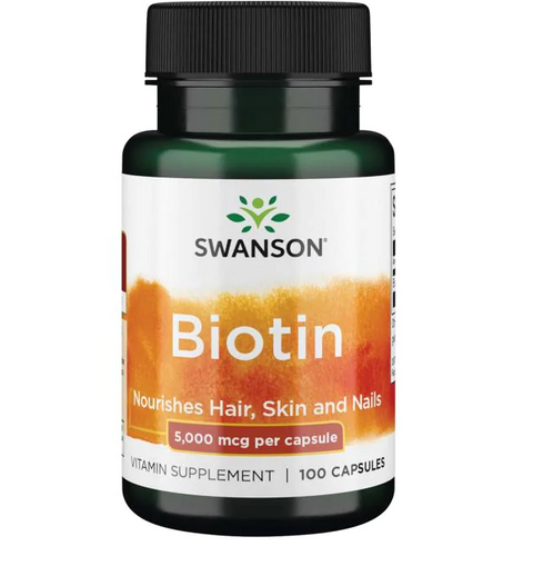 Swanson Biotin 5000mcg 100caps