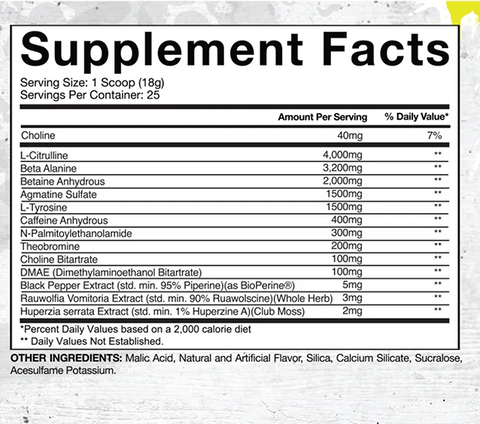 Gaspari Nutrition SuperPump Aggression - Next-Gen Pre-Workout