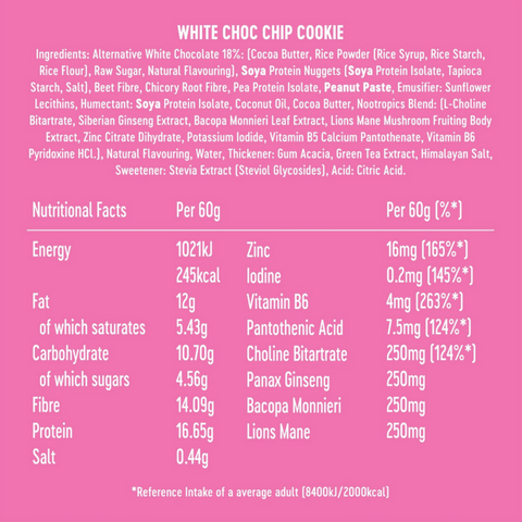 XITE Nootropic Protein Bars