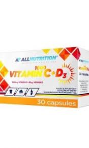 Allnutrition Vitamin 1000 C+D3 30caps