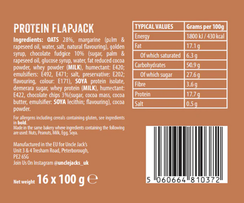 Uncle Jack's Protein Flapjack